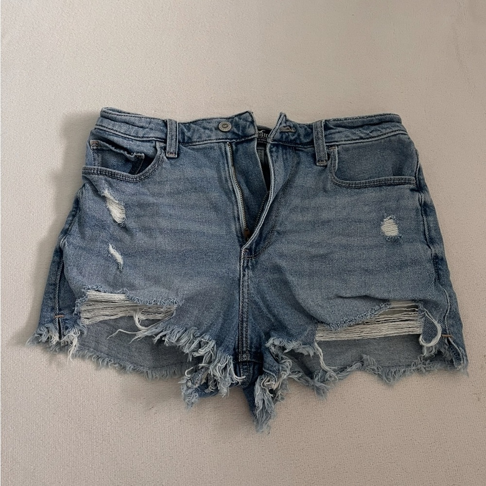 Distressed Denim Women Shorts